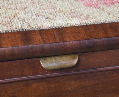 Regency Mahogany Bed Steps in Figured Spanish Mahogany - Image 3