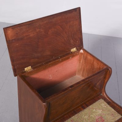 Regency Mahogany Bed Steps in Figured Spanish Mahogany - Image 5