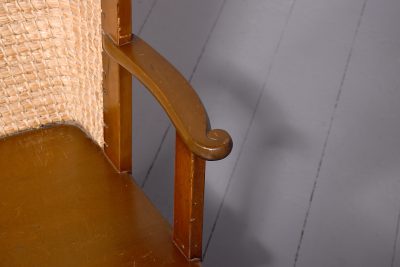 Unusual Stained Beech Orkney Chair - Image 2
