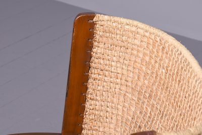 Unusual Stained Beech Orkney Chair - Image 5