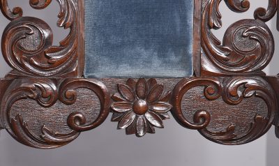 Impressive Pair of Large Carved Oak Throne or Hall Chairs - Image 8