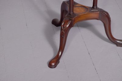 Elegant George 2nd mahogany circular lamp stand - Image 2