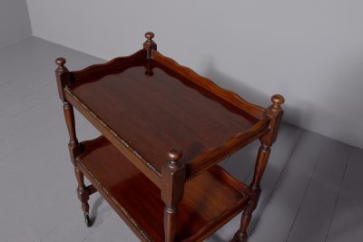 Mahogany Two - Tier Trolley - Image 2