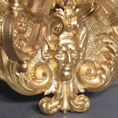 Set of Four Exhibition Quality Ormolu Wall Sconces - Image 6