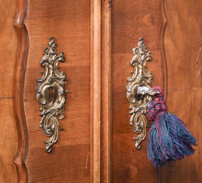 Magnificent Ormolu Mounted French Burr Walnut 2 Door Armoire - Image 3