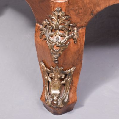 Magnificent Ormolu Mounted French Burr Walnut 2 Door Armoire - Image 5