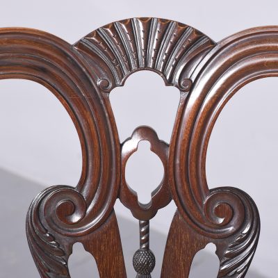 Chippendale Style Mahogany Armchair - Image 2