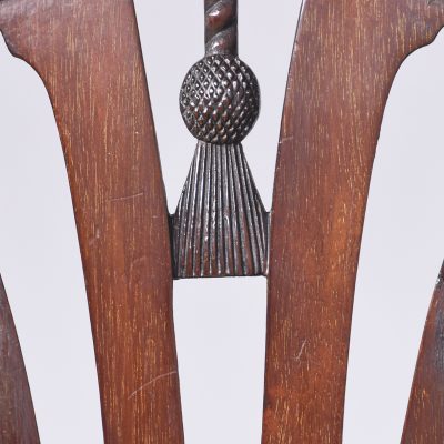 Chippendale Style Mahogany Armchair - Image 4
