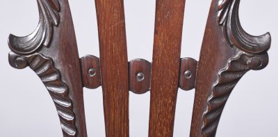 Chippendale Style Mahogany Armchair - Image 3