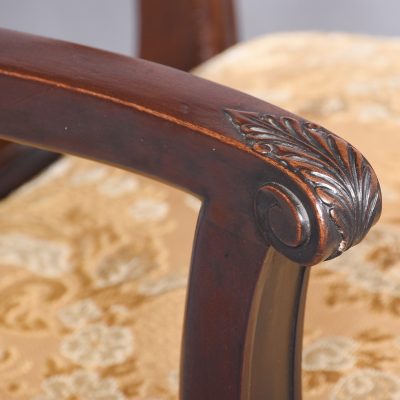 Chippendale Style Mahogany Armchair - Image 6