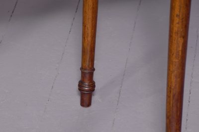 George IV neat-sized mahogany side table with frieze drawer - Image 4