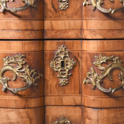 19th Century Inlaid Walnut French Chest of Drawers - Image 3