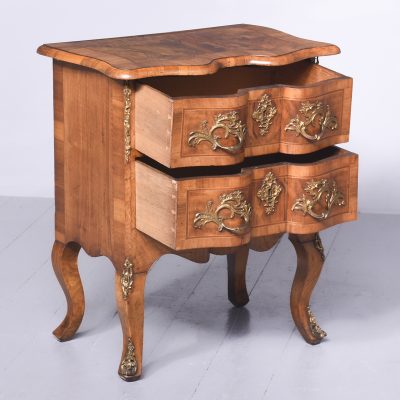 19th Century Inlaid Walnut French Chest of Drawers - Image 7