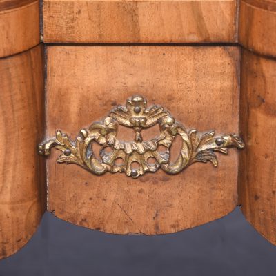 19th Century Inlaid Walnut French Chest of Drawers - Image 11