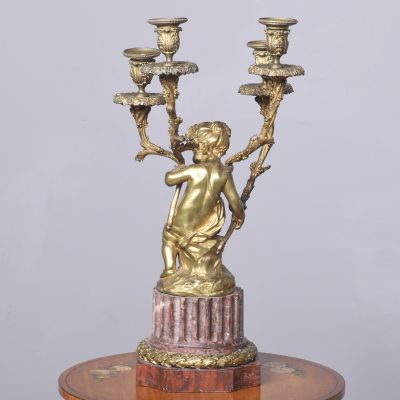 French Ormolu and Marble Candelabra - Image 7