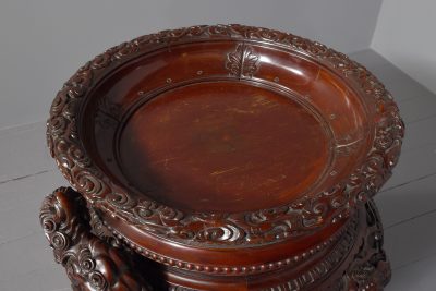 Meiji Period Carved Jardinière of Generous Proportions - Image 8