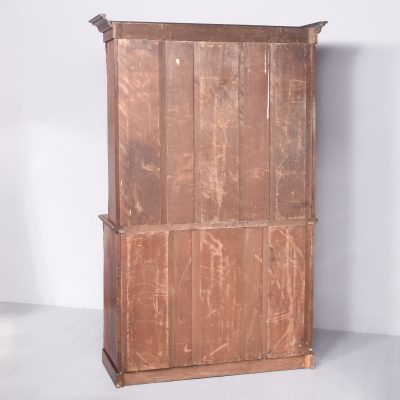 Victorian Mahogany Cabinet Bookcase - Image 9