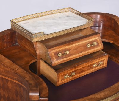 Louis XV Style Ormolu Mounted Walnut Ladies Writing Desk - Image 8