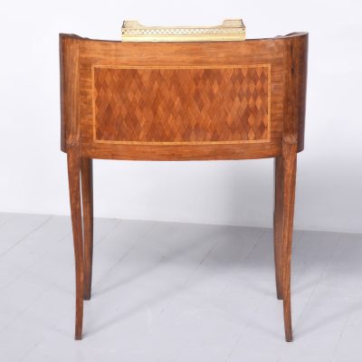 Louis XV Style Ormolu Mounted Walnut Ladies Writing Desk - Image 11