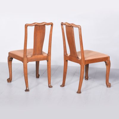 Pair of Mahogany and satinwood Side Chairs by ‘Whytock & Reid of Edinburgh’, - Image 9