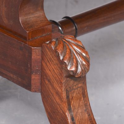 Exceptional Quality Inlaid Figured Mahogany George III Sofa Table - Image 3