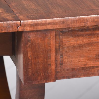 Exceptional Quality Inlaid Figured Mahogany George III Sofa Table - Image 9