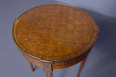 Louis IV Style Circular Occasional Table - Image 4