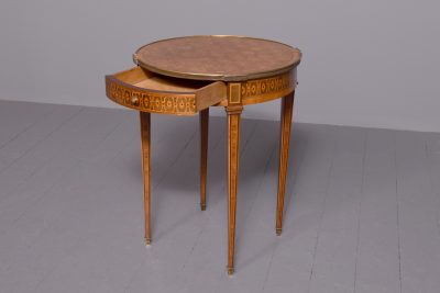 Louis IV Style Circular Occasional Table - Image 5