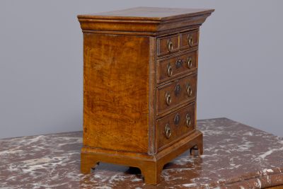 George I Style Miniature Walnut Chest - Image 6