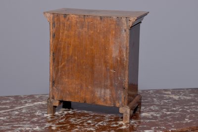 George I Style Miniature Walnut Chest - Image 7