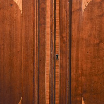 Outstanding Quality Edwardian Sheraton-Style Inlaid Mahogany Cabinet Bookcase, Possibly Maple And Co - Image 8