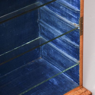Quality Mid Victorian Satinwood Glazed Table-Top Cabinet - Image 8