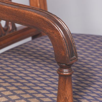 Set of 17 Mahogany Dining Chairs in the Hepplewhite Style - Image 3