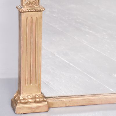 19th Century Adam-Style Giltwood Overmantel Mirror - Image 4