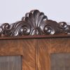 Georgian-Style Burr Walnut Glazed Display Cabinet on A Carved Stand - Image 5