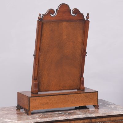 George II Style Burr Elm Dressing Mirror - Image 7