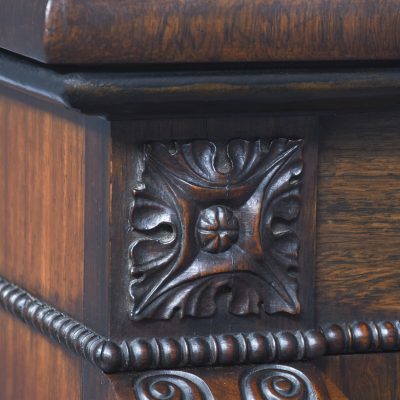 Superb Quality Neat-Sized Regency Rosewood Bookcase - Image 4