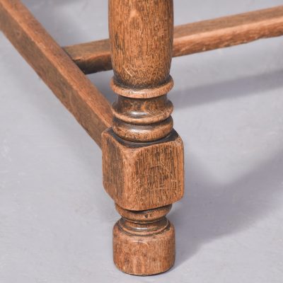 Quality Set of 8 Solid Oak Dining Chairs - Image 5