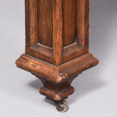 A Gothic Oak Dining Table - Image 7