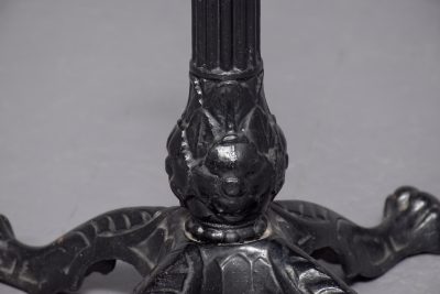 Mahogany, Brass and Cast Iron Adjustable Toilet Stand - Image 3