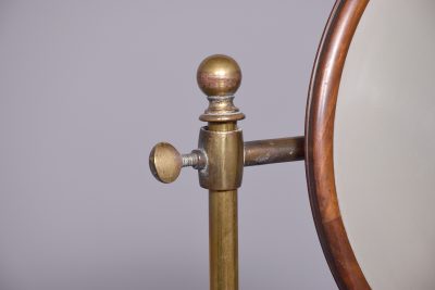 Mahogany, Brass and Cast Iron Adjustable Toilet Stand - Image 4