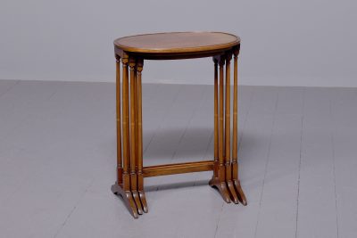 Nest of Three Georgian Style Occasional Tables - Image 5