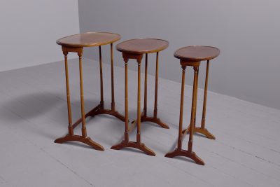 Nest of Three Georgian Style Occasional Tables - Image 6