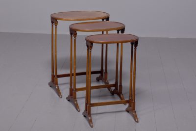 Nest of Three Georgian Style Occasional Tables - Image 7