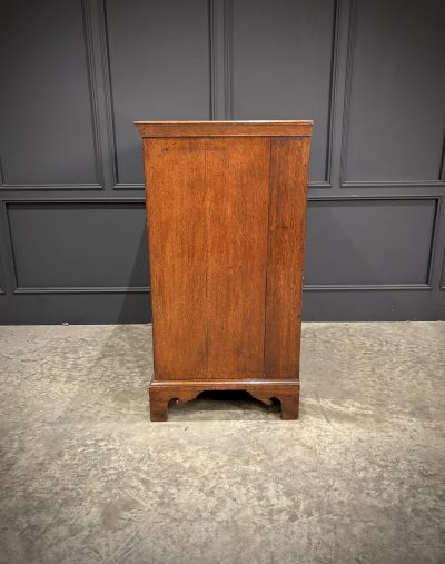 George III Inlaid Oak Chest of Drawers - Image 9