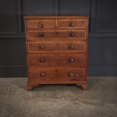 George III Oak Chest of Drawers - Image 3