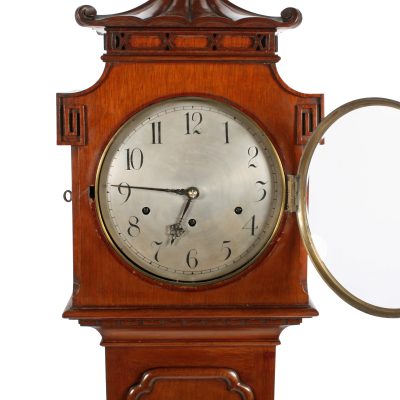 Mahogany cased Chinoiserie style Chiming Grandmother Clock - Image 4