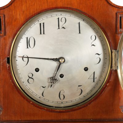 Mahogany cased Chinoiserie style Chiming Grandmother Clock - Image 5
