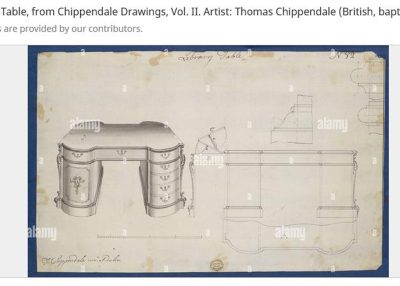 An ‘Hour Glass’  shaped mahogany partner’s desk - Image 9