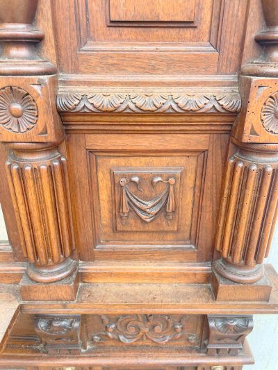 French Oak Hallstand Circa 1880 - Image 5